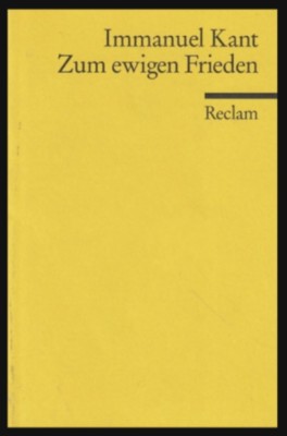 Zum Ewigen Frieden / Immanuel Kant foto