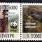 SAO TOME PRINCIPE 2009, Fauna Pasari WWF, serie neuzata, MNH