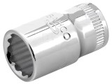 Cap tubular BAHCO 13mm 12-puncte 1/4" A6700DM-13, lungime 24,7mm