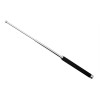 Baston telescopic pliabil, DEPOX&reg;, 51 cm, maner antiderapant, argintiu
