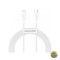 Cablu Date si Incarcare USB-C - Lightning Baseus Superior Series 20W 2m Alb CATLYS-C02