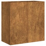 Cumpara ieftin Jardiniera Rusty 80x40x80 cm Otel pentru intemperii
