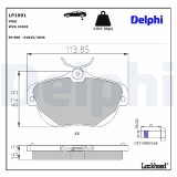 Set placute frana disc Citroen C5 III, C6 Motor 1.6 HDi 110, 1.6 THP 155, 1.6 VTI 120, 1.8 16V, 1.8 i 16V, 2.0 16V, 2.0 HDi, 2.0 HDi 140, 2.0 HDi