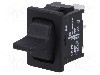 Intrerupator basculant, 3 pozitii, mod comutare ON-OFF-ON, SP3T, Marquardt - 1818.1102