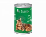 Dr. Trend Conserva pisici - curcan in sos 10x400g