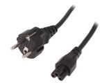 Cablu Alimentare Unghiular IEC C5 1,8m Negru