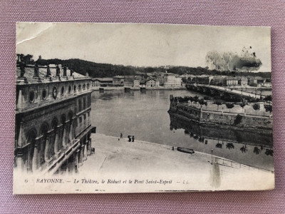 Carte postala - Teatrul din orasul BAYONNE, sud-vestul Frantei foto