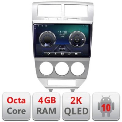 Navigatie Dodge Caliber 2006-2010 C-CALIBER-06 Android Octa Core Ecran 2K QLED GPS 4G 4+32GB 360 KIT-caliber-06+EDT-E410-2K CarStore Technology foto