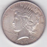 SUA USA 1 PEACE DOLAR DOLLAR 1924