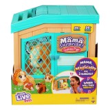 Porcusor de guineea interactiv cu 3 pui, Little Live Pets, Mama Surprise