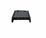Cumpara ieftin Masa de bord cu 2 suporti pentru pahare ,piele ecologica culoare Negru cusatura Gri compatibila Renault Master Opel Movano