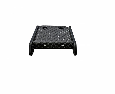 Masa de bord cu 2 suporti pentru pahare ,piele ecologica culoare Negru cusatura Gri compatibila Renault Master Opel Movano foto