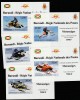 Burundi 2012 - Sport , Zapada , snowmobile , 5 colite nedantelate, Nestampilat