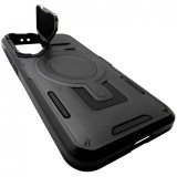 Husa spate antisoc Techsuit CamVault, neagra, TPU, PC si metal, protectie camera, pentru Samsung Galaxy A56 5G