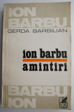 Ion Barbu. Amintiri &ndash; Gerda Barbilian