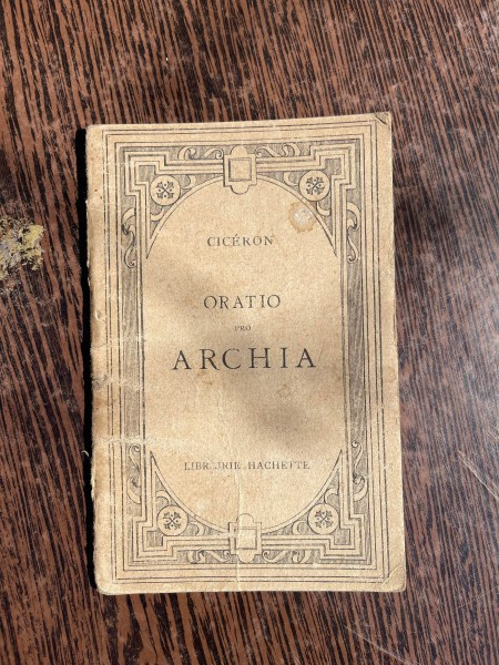 Ciceron Oratio pro Archia