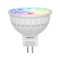 Bec LED Miboxer Mi-Light MR16 4W 12V AC DC 400lm 100lm W RGB+CCT LED Spotlight 2700-6500K, 16 milioane de culori, intensitatea luminii ajustabila, con