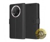 Husa Portofel Techsuit Leather Folio Neagra pentru Honor X9c / Magic7 Lite, functie stand, buzunar card