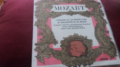 DISC VINIL MOZART CONCERT NR 24 PENTRU PIAN SI ORCHESTRA IN DO MINOR foto