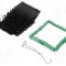 Radiator extrudat, aluminiu, 40mm x 40mm, neagra, Advanced Thermal Solutions - ATS-51400K-C1-R0