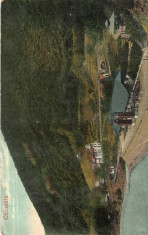 CARTE POSTALA CACIULATA vedere panoramica 1911 - circulata timbru Carol I foto