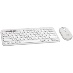 LOGITECH Pebble 2 Combo - TONAL WHITE - (US) INTL - 2.4GHZ/BT - N/A - INTNL-973 - UNIVERSAL &amp;quot;920-012240&amp;quot; (timbru verde 0.8 lei) foto