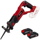 Einhell TE-AP 18 Li PXC + Twinpack CB - Fierastrau sabie 22 mm + Set 2 acumulatori Li-Ion 18 V 2.5 Ah