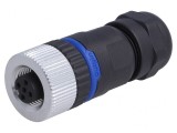 Mufă M12 5-PIN mamă IP67 CANopen DeviceNet pe cablu