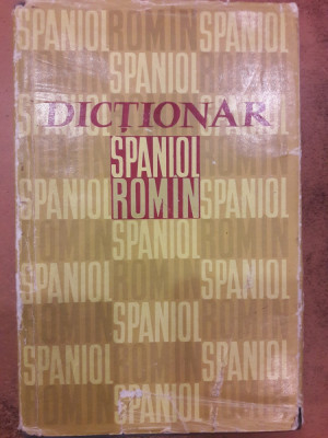 Dictionar spaniol roman foto