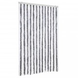 Cumpara ieftin Perdea pentru insecte, gri si alb, 118 x 220 cm, chenille