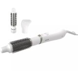 Perie electrica de par BHA303/00, 800W, 3 accesorii, Ingrijire ionica, alb