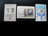 GERMANIA 1972 1977 PERSONALITATI 7 COLITE NESTAMPILATE DIVERSE