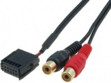 Adaptor RCA Auxiliar Ford 2004-&gt; Mufa Conector Audio Auto