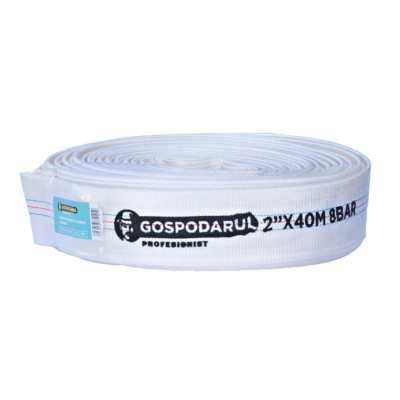 Furtun pompieri PVC panzat, 40 m, 2 inch x 50 mm, 8 Bar, tip C foto