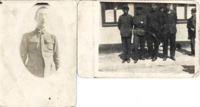 P1309 Lot de 2 poze elevi evrei, Rom&amp;acirc;nia interbelică foto