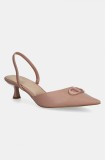Aldo pumps DELICATE culoarea roz, pe toc jos, cu toc deschis, 13918886.DELICATE