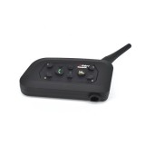 Sistem de comunicare moto Interphone V6, model 2021, Bluetooth v5.0, 1200 m, conectivitate 6 rideri