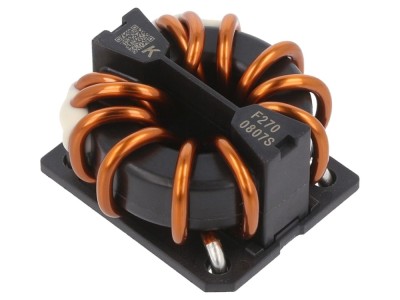 Inductor bobinat THT 0,4mH 27A foto