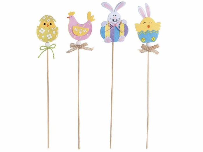 Set 24 decoratiuni Paste 30 cm