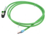 Cablu de conexiune tată IP67 60VDC 4A 1,5m 4 PIN-uri
