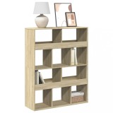 VidaXL Bibliotecă, stejar sonoma, 100x33x125,5 cm, lemn prelucrat