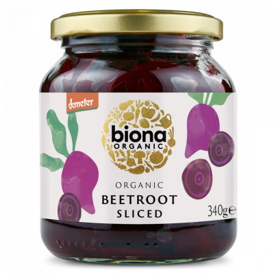 Sfecla rosie felii, bio, 340g, Biona foto