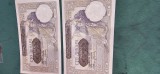 Serbia 100 dinari , dinara 1941 CONSECUTIVE 883 - 884 , stare aUNC UNC