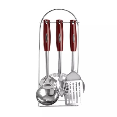 Set de servire din otel inoxidabil, 6 piese cu suport Handy KitchenServ foto