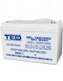 Acumulator AGM VRLA 12V 93A GEL Deep Cycle 306mm x 167mm x h 212mm F12 M8 TED Battery Expert Holland TED003485 (1) SafetyGuard Surveillance, Ted Electric