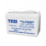 Acumulator AGM VRLA 12V 93A GEL Deep Cycle 306mm x 167mm x h 212mm F12 M8 TED Battery Expert Holland TED003485 (1) SafetyGuard Surveillance