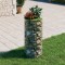 vidaXL Strat &icirc;nălțat gabion, &Oslash;50x100 cm, oțel galvanizat, circular