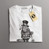 Tricou casual din bumbac 100% de barbati marimea XL Din Tara Minunilor