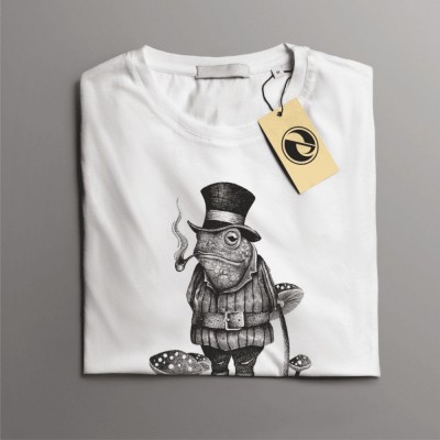 Tricou casual din bumbac 100% de barbati marimea XL Din Tara Minunilor foto
