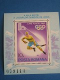 M1 TX4 4 - 1979 - Jocurile olimpice de iarna - Lake Placid - colita dantelata, Sport, Nestampilat